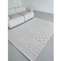 Ковер для жилой комнаты LAXMI Comfort 847 прямоугольник (1.5x2, Cream/Cream)