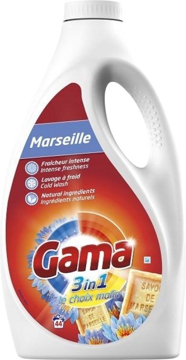 

Гель для стирки Gama Sensations Marseille & Lotus Универсальный (1.98л)