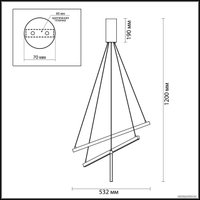 Подвесная люстра Odeon Light Cometa 3860/39L