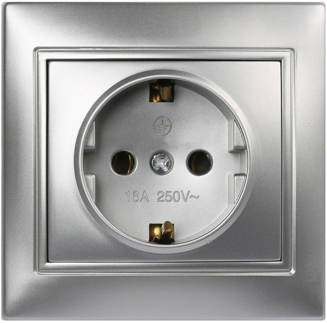 Розетка SmartBuy Венера SBE-01s-16-S1-Z-c