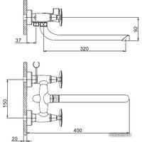 Смеситель Gappo G2251