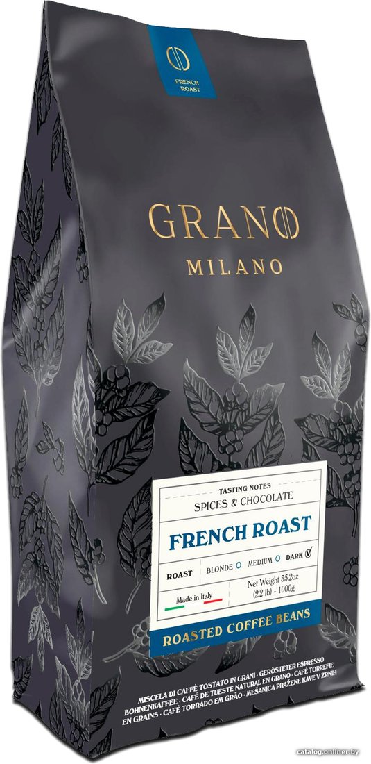 Кофе Grano Milano French Roast зерновой 1 кг