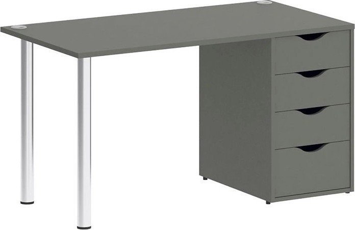 

Стол Riva Home Office VR.SP-3-138.4 Silver (металлик)