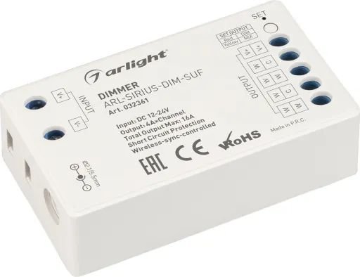 

Диммер RGBW Arlight ARL-Sirius-Dim-Suf 032361