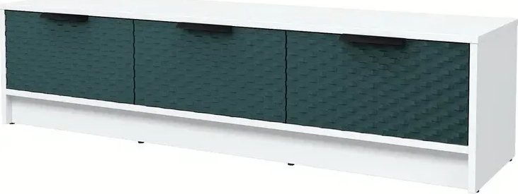 

Тумба Интерлиния ТВ Концепт КТ-ТВ3-35 Техно (белый платинум/верде)