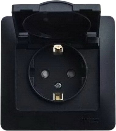 

Розетка Schneider Electric Glossa GSL000746 (антрацит)
