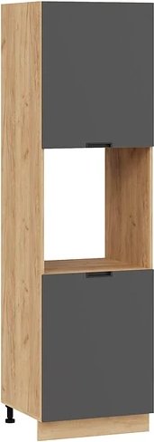 

Шкаф напольный Трия Гренада 1П6 (дуб крафт золотой/холст вулкан)