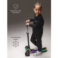 Трехколесный самокат Amarobaby Blaze AB23-27BLA/09 (черный)