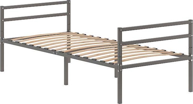 Кровать Домаклево Металика Г2+Г2 80x200 (серый)