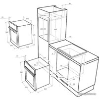 Электрический духовой шкаф MAUNFELD MEOH 6711B