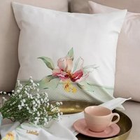 Чехол на подушку Listelle Белла зеленая кайма 816601/3