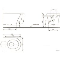 Унитаз подвесной Toto CW162Y