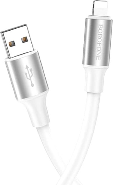 

Кабель Borofone BX82 USB Type-A - Lightning (1 м, белый)