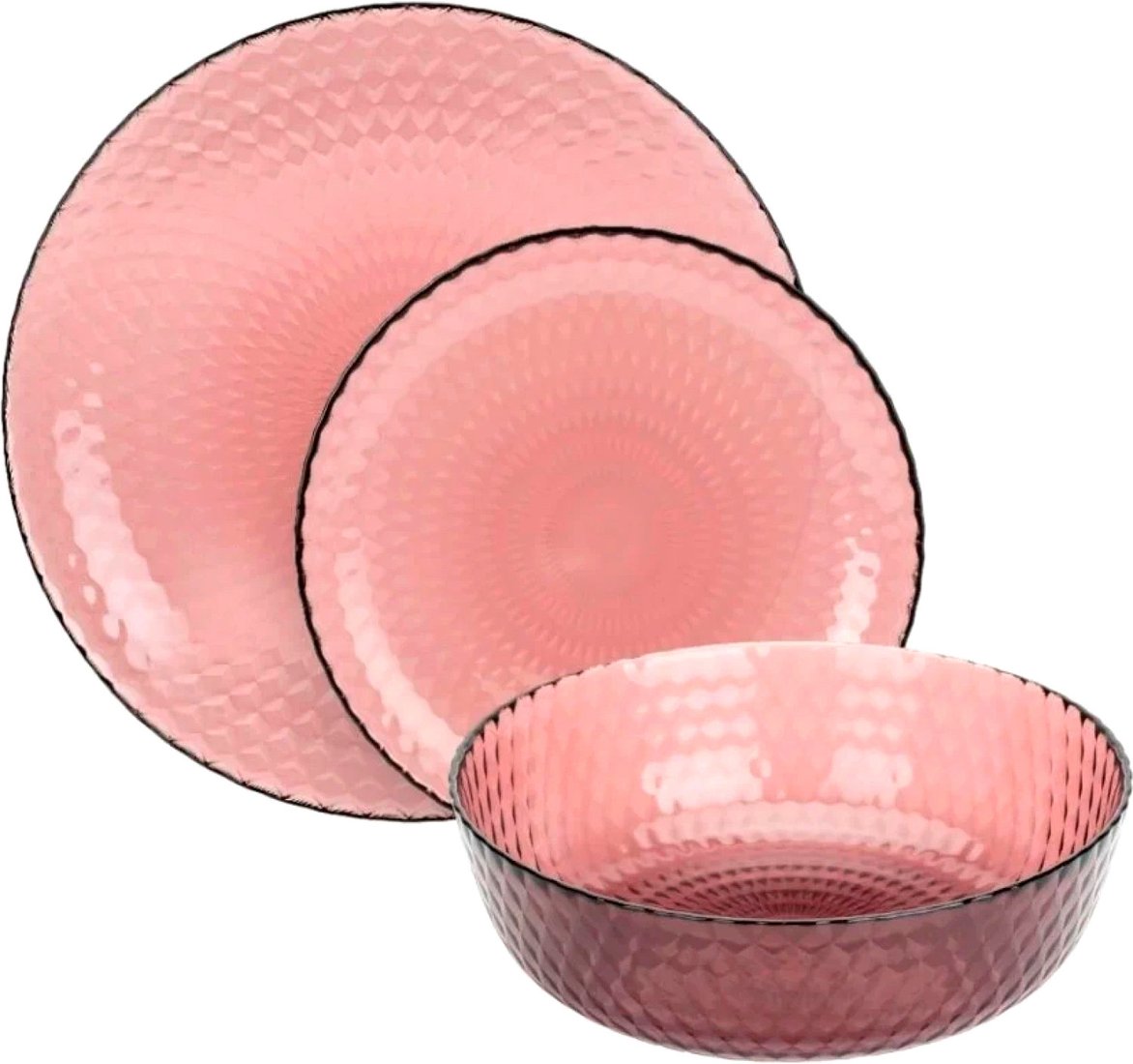 

Столовый сервиз Luminarc Луиз Лилак O0427 (12пр)