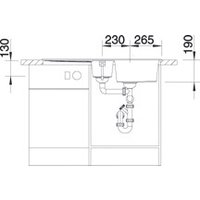 Кухонная мойка Blanco Metra 6 S 527116 (мягкий белый)