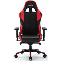 Игровое (геймерское) кресло Evolution Racer (черный/красный)