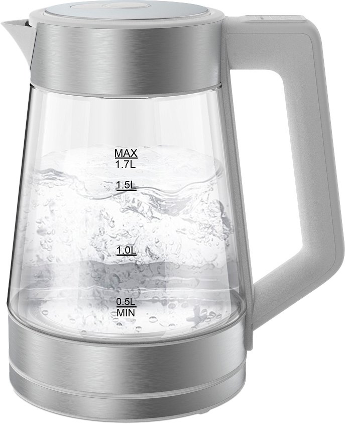 

Электрический чайник Brevio Glass Kettle BV8060 (белый)
