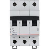 Выключатель автоматический Legrand RX3 3P C 63A 4.5кА 3M 419714