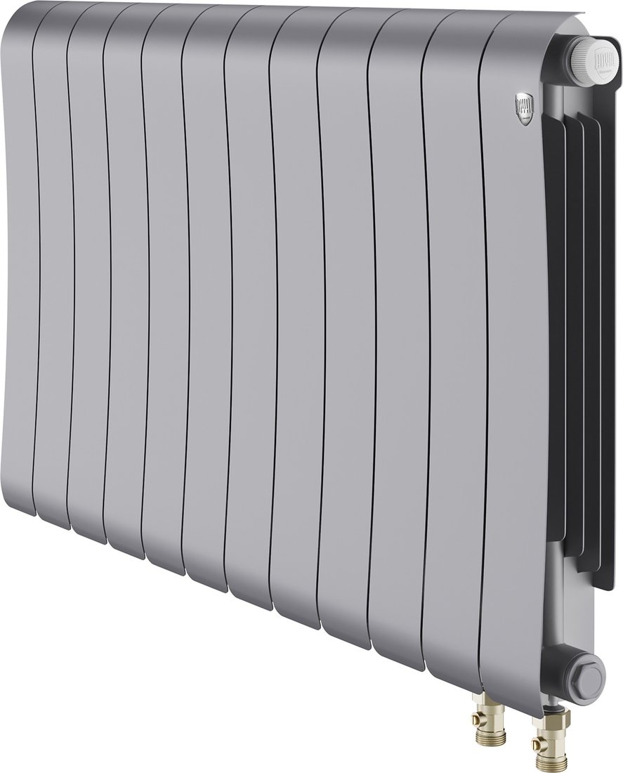 

Биметаллический радиатор Royal Thermo Infinity 500 Silver Satin VR80 - 12 секций
