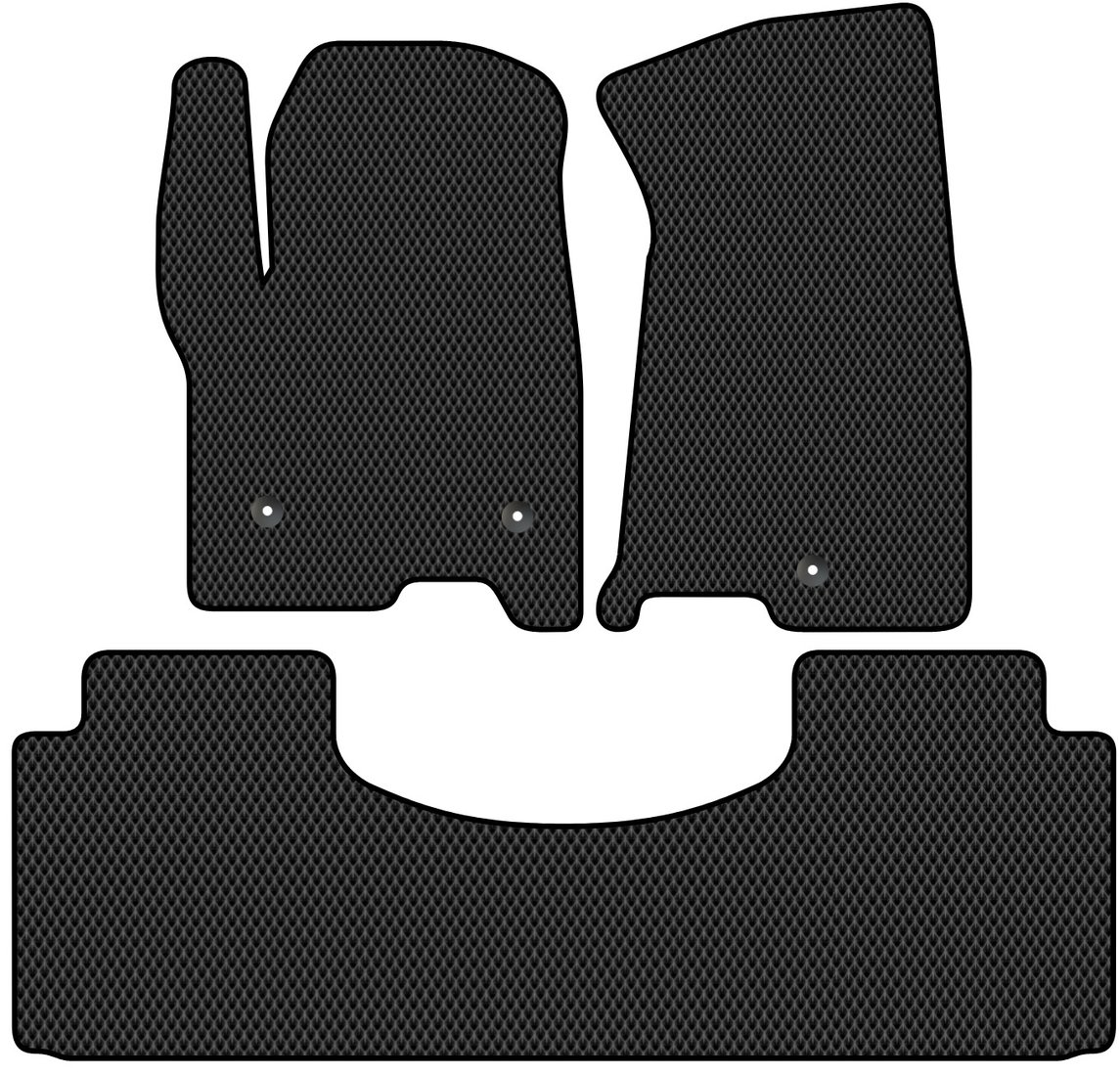 

Комплект ковриков для авто Alicosta Cadillac Escalade V (suv / GMT1XX) 2020 - Н.В. (черный, ромб)