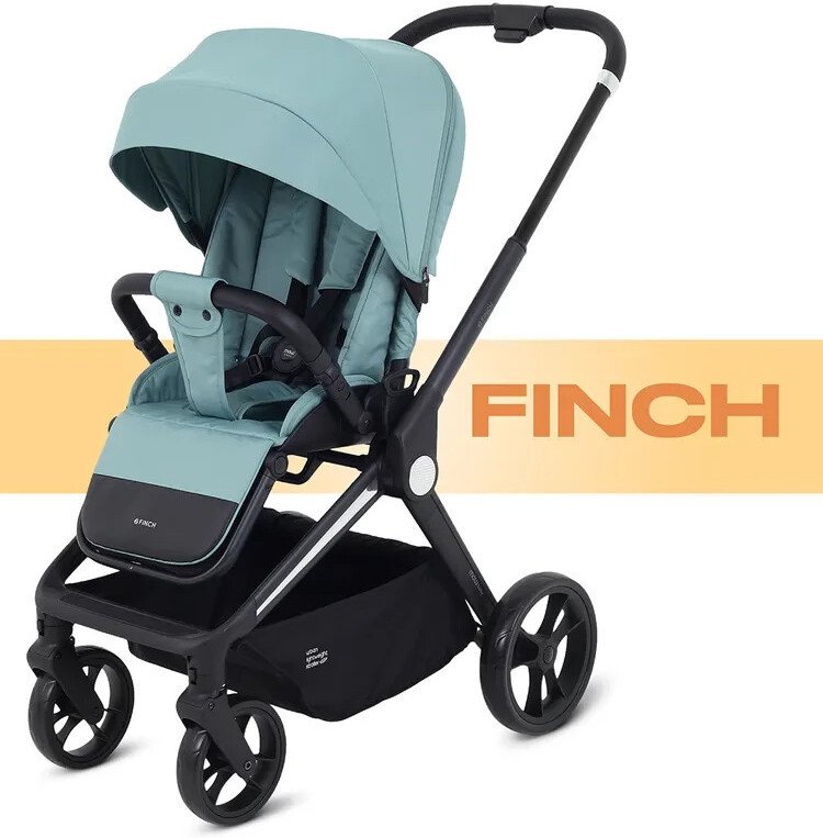 Коляска прогулочная «книга» MOWbaby Finch MB105 (зеленый)