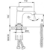 Смеситель FRAP H71-6 F1071-6