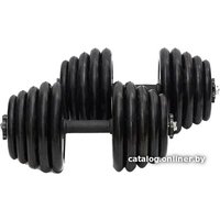 Набор гантелей с соединительным грифом  Titan Sport обрезиненные 2x20 кг