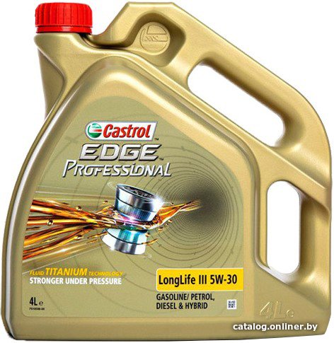 Моторное масло Castrol EDGE Professional LongLife III 5W-30 4л