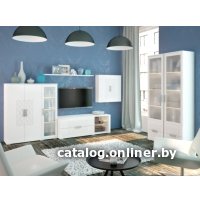 Шкаф распашной Rinner Тиффани М08 (белый текстурный)