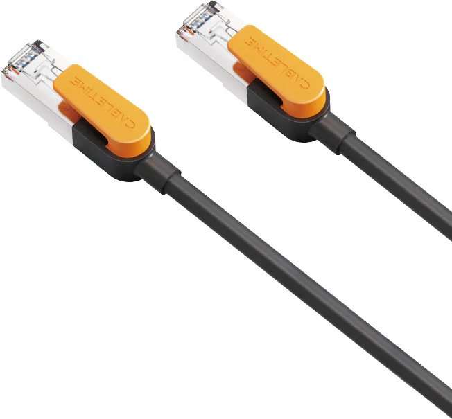Кабель Cabletime CT-CAT6F-PB2 (2 м, оранжевый/черный)