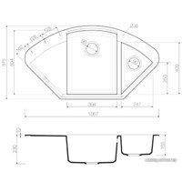 Кухонная мойка Omoikiri Sakaime 105C-PL [4993209]