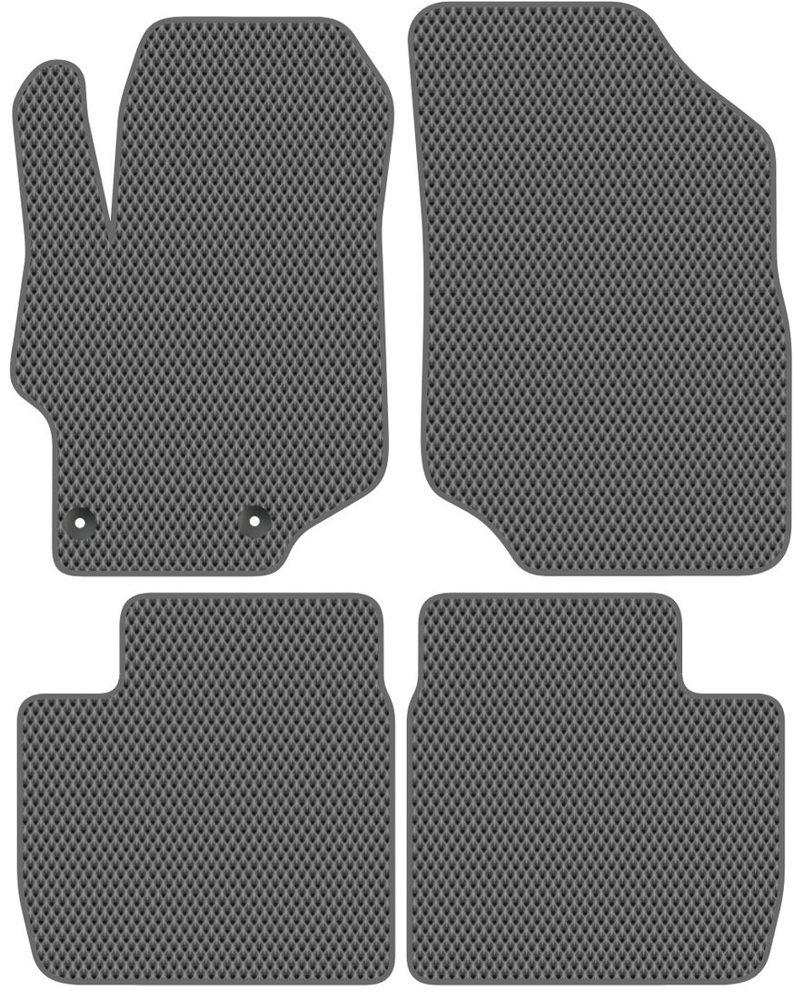 

Комплект ковриков для авто Alicosta Citroen C-Elysee (седан) 2012 - 2017 (серый, ромб)