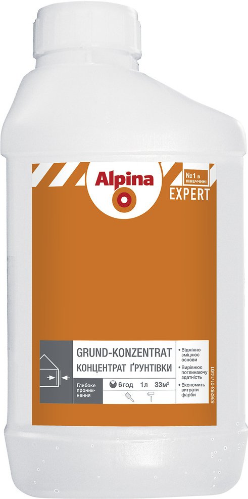 

Акриловая грунтовка Alpina Expert Grund-Konzentrat (1 л)