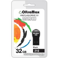 USB Flash OltraMax 210 32GB (черный) [OM-32GB-210-Black]