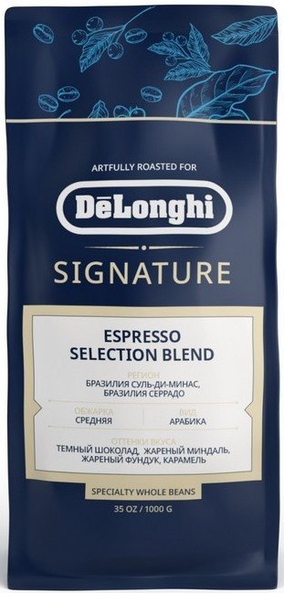 

Кофе DeLonghi Signature Espresso Blend зерновой 1 кг