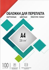 CCA4R A4 230 г/м2 100 шт (кожа, красный)