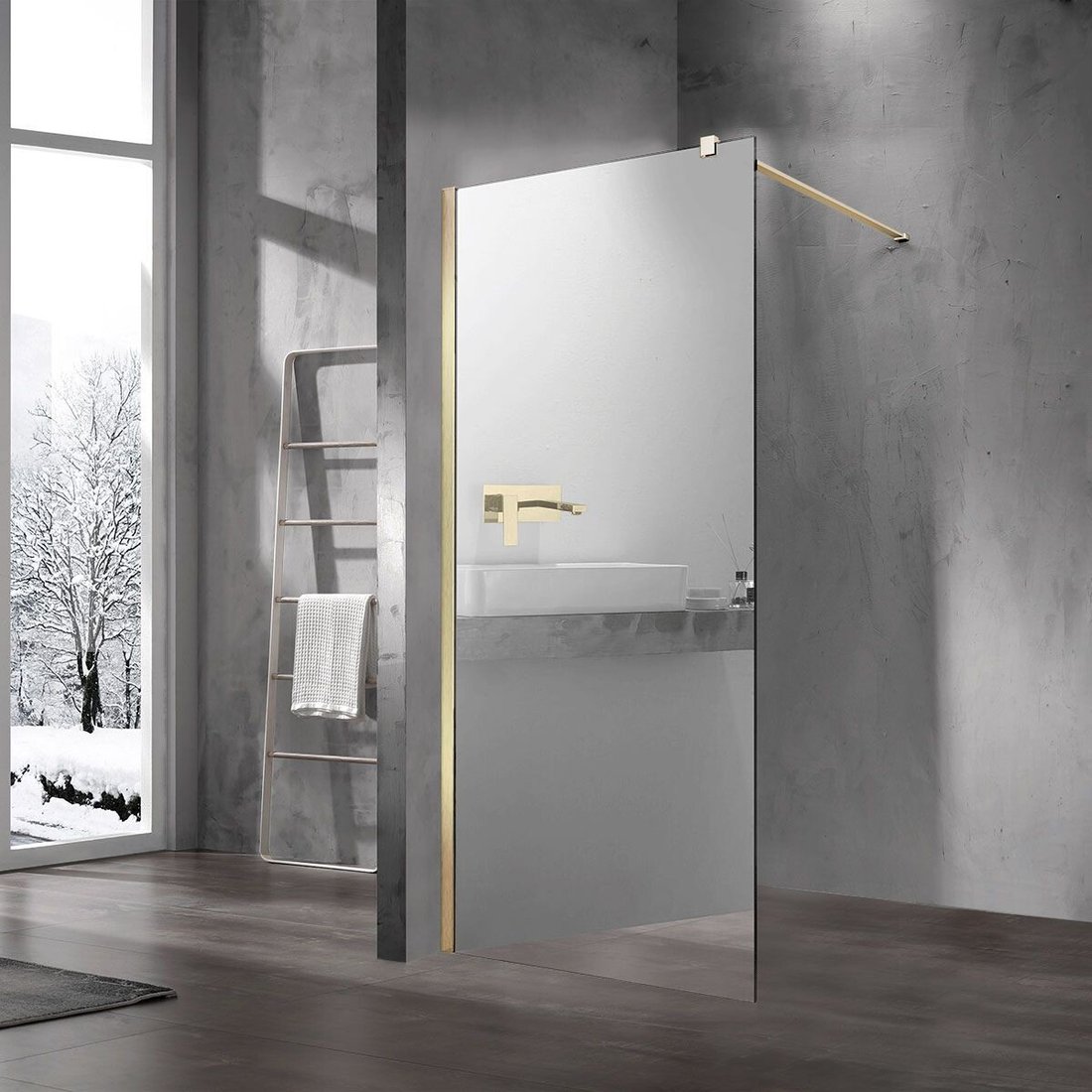 Душевая стенка Vincea Walk-In VSW-1H900MRG