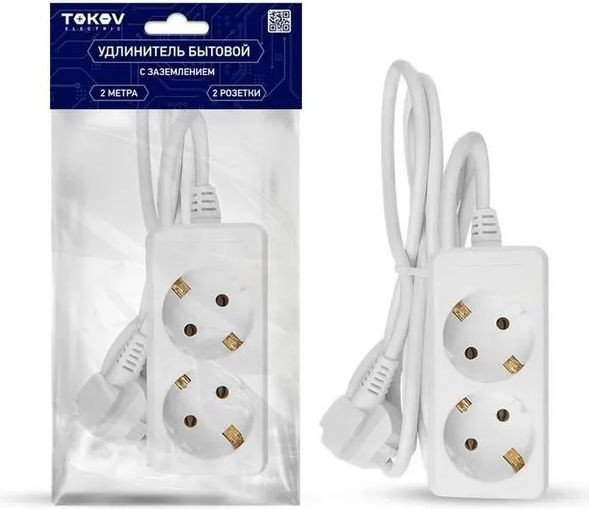 

Удлинитель Tokov Electric TKE-C01-BU2-2-1-Z