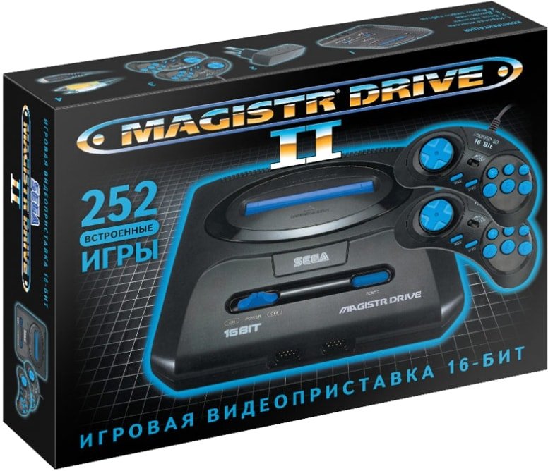 

Игровая приставка Magistr Drive 2 252 игры