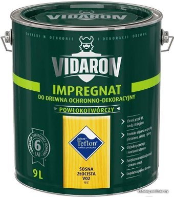 Пропитка Vidaron Impregnant V02 9 л (золотая сосна)