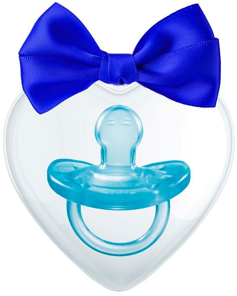 

Пустышка Chicco Physio Soft Fantastic Love 6-16 мес 340728654 (голубой)