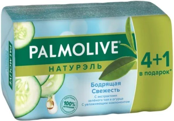 

Palmolive Набор мыла Натурэль. Бодрящая свежесть с экстрактом зеленого чая и огурца 5x70 г