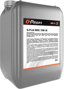 Моторное масло G-Energy G-Profi MSK 10W-30 20л
