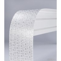 Карниз для штор Legrand Твил 7см 1.6м 2р 58114577 (белый/серебро)