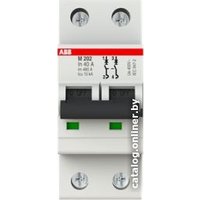 Выключатель автоматический ABB M202-40 2P 40A Im=480A 15kA 2M 2CDA282799R0401