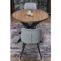 Кухонный стол Halmar Peroni 100-250/100/75 (орех/черный) в Гродно