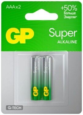 Батарейка GP Super G-Tech LR03/24AA21-2CRSBC2