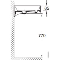 Умывальник Jacob Delafon Rythmik 100x46 [EXN112-Z]