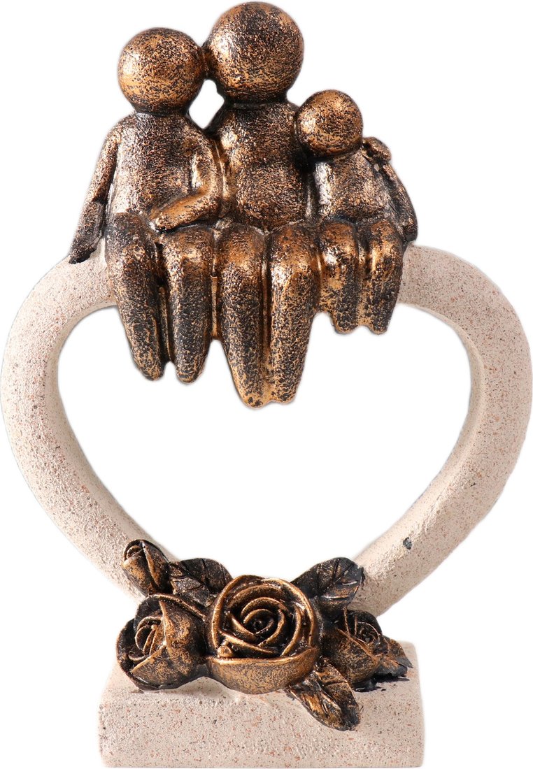 

Статуэтка Sima-Land Семья на каменном сердце с розами 10686617