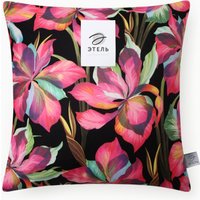 Декоративная подушка Этель Ирисы 10781885 (40x40, велюр)